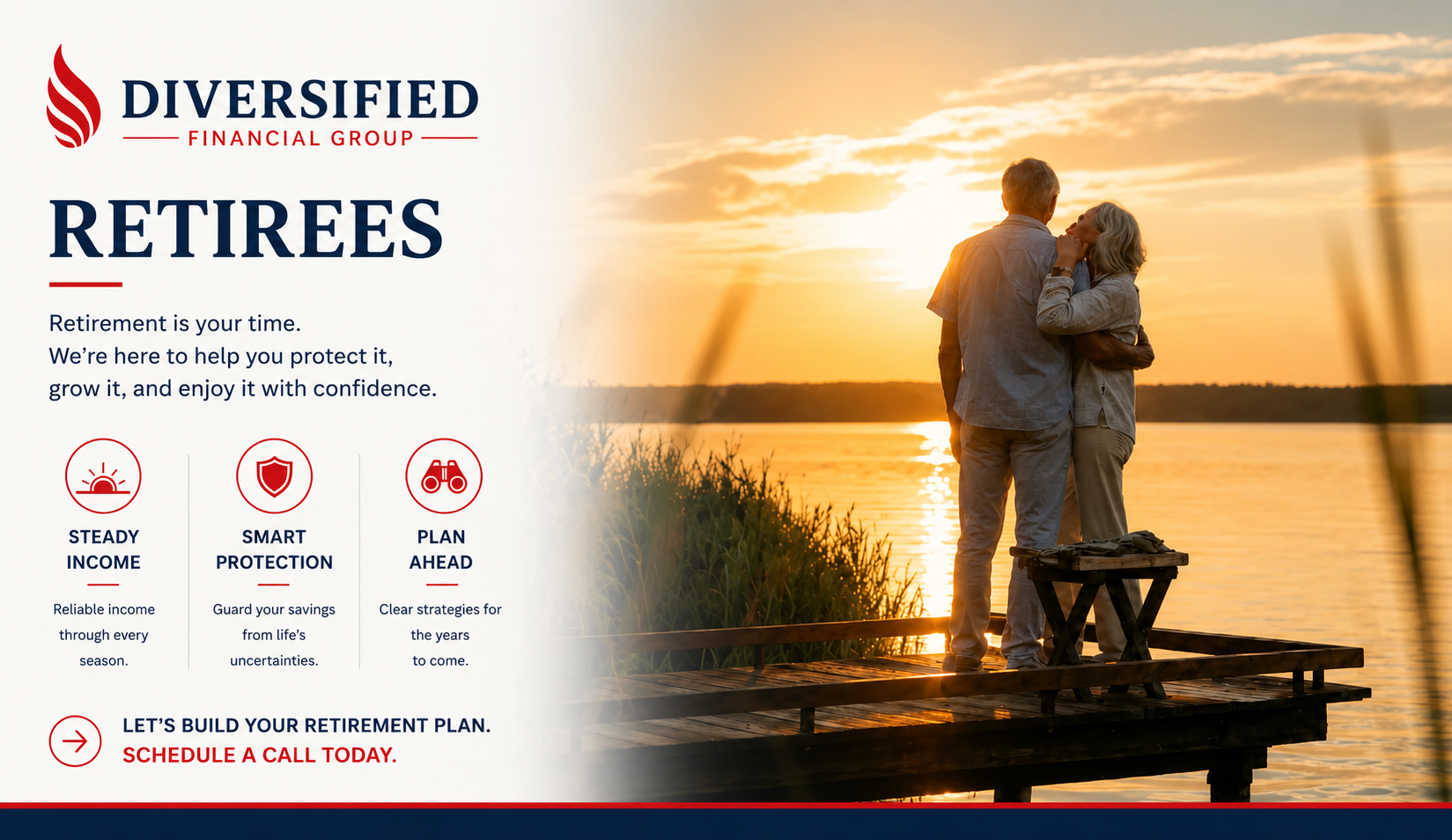 Retirees planning with Diversified Financial Group